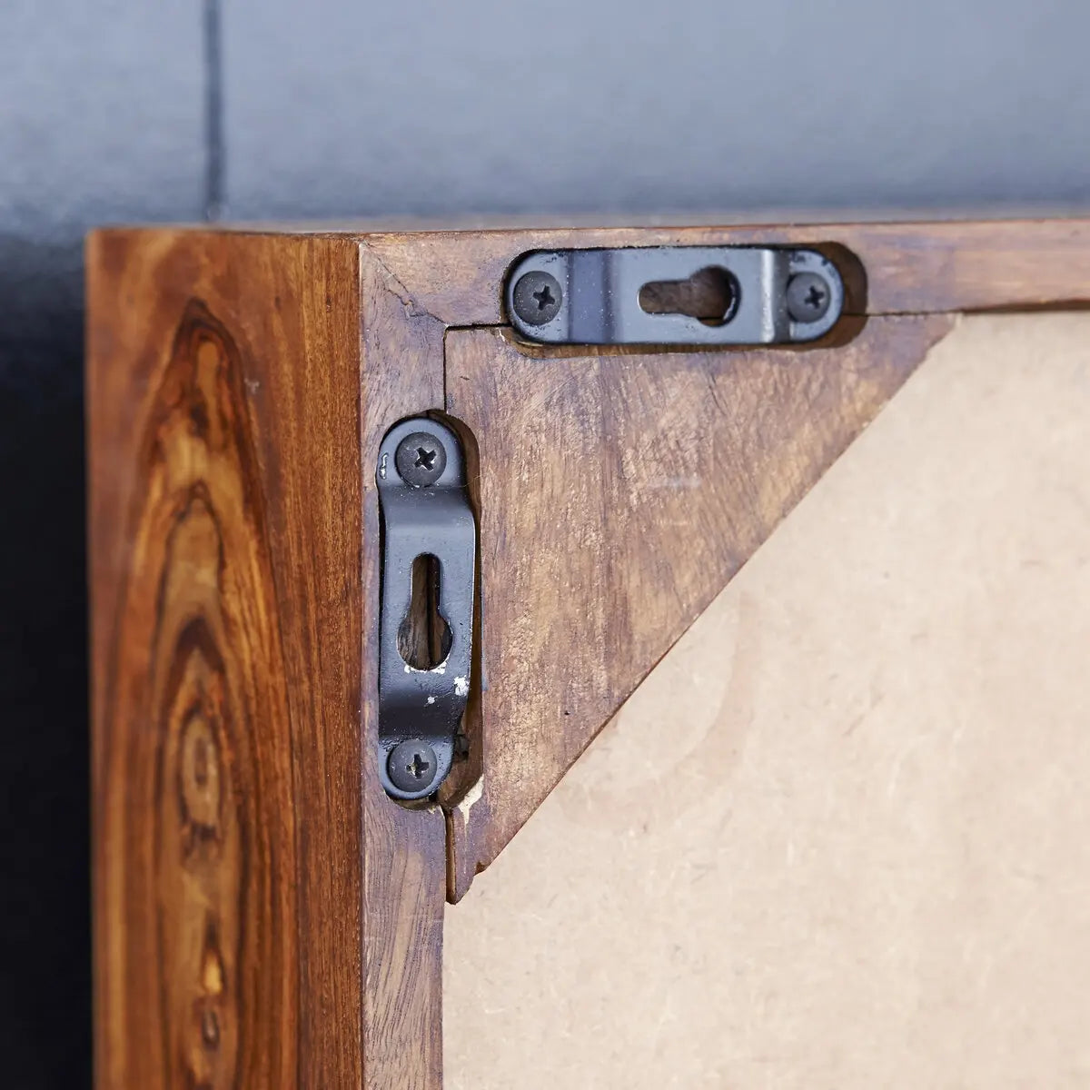 Hillary Sheesham Wood Mirror Frame - The Leaf Crafts