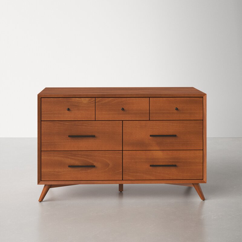 Premium crafting solid wood chest of drawers Diego Chest of Drawer - The Leaf Crafts