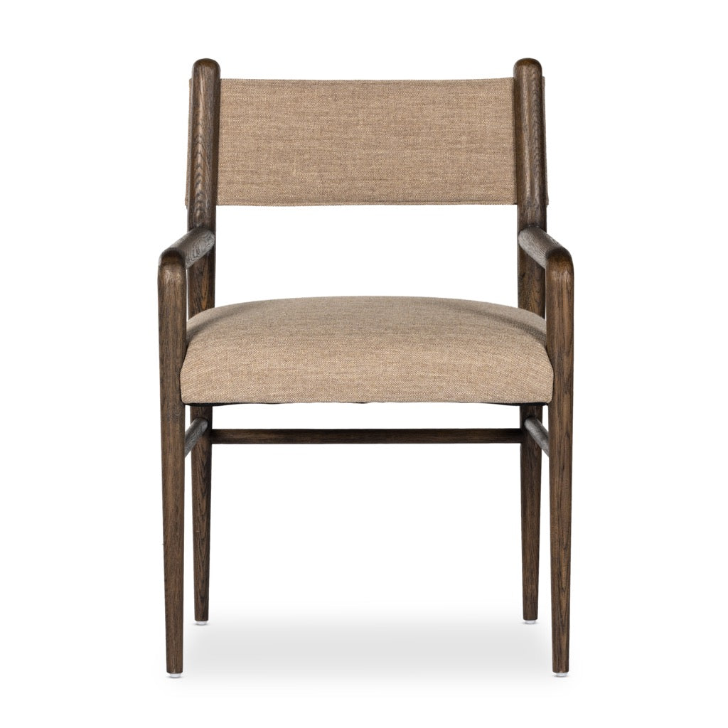 timeless mid-century chair with natural wood finish - The Leaf Crafts