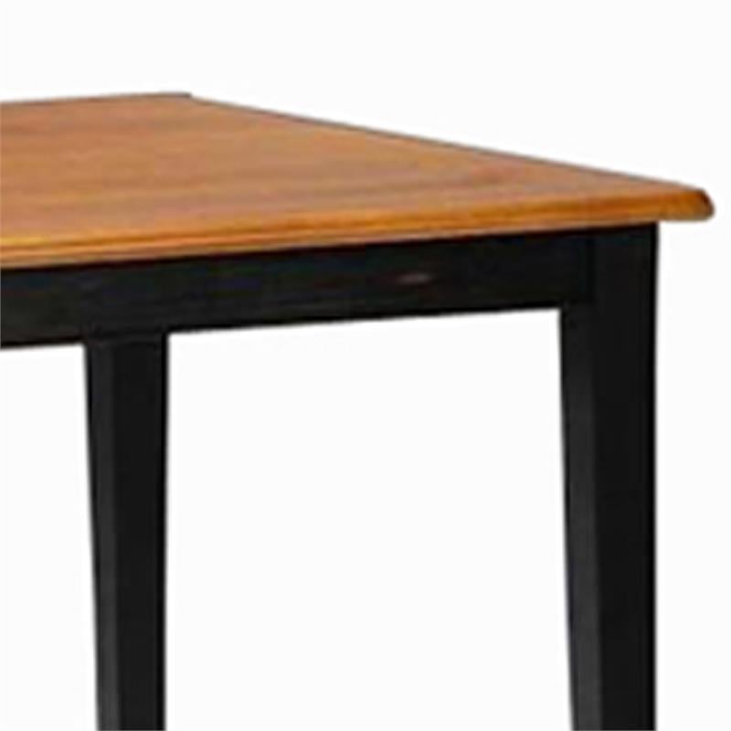 minimalist durable solid wood dining table - The Leaf Crafts
