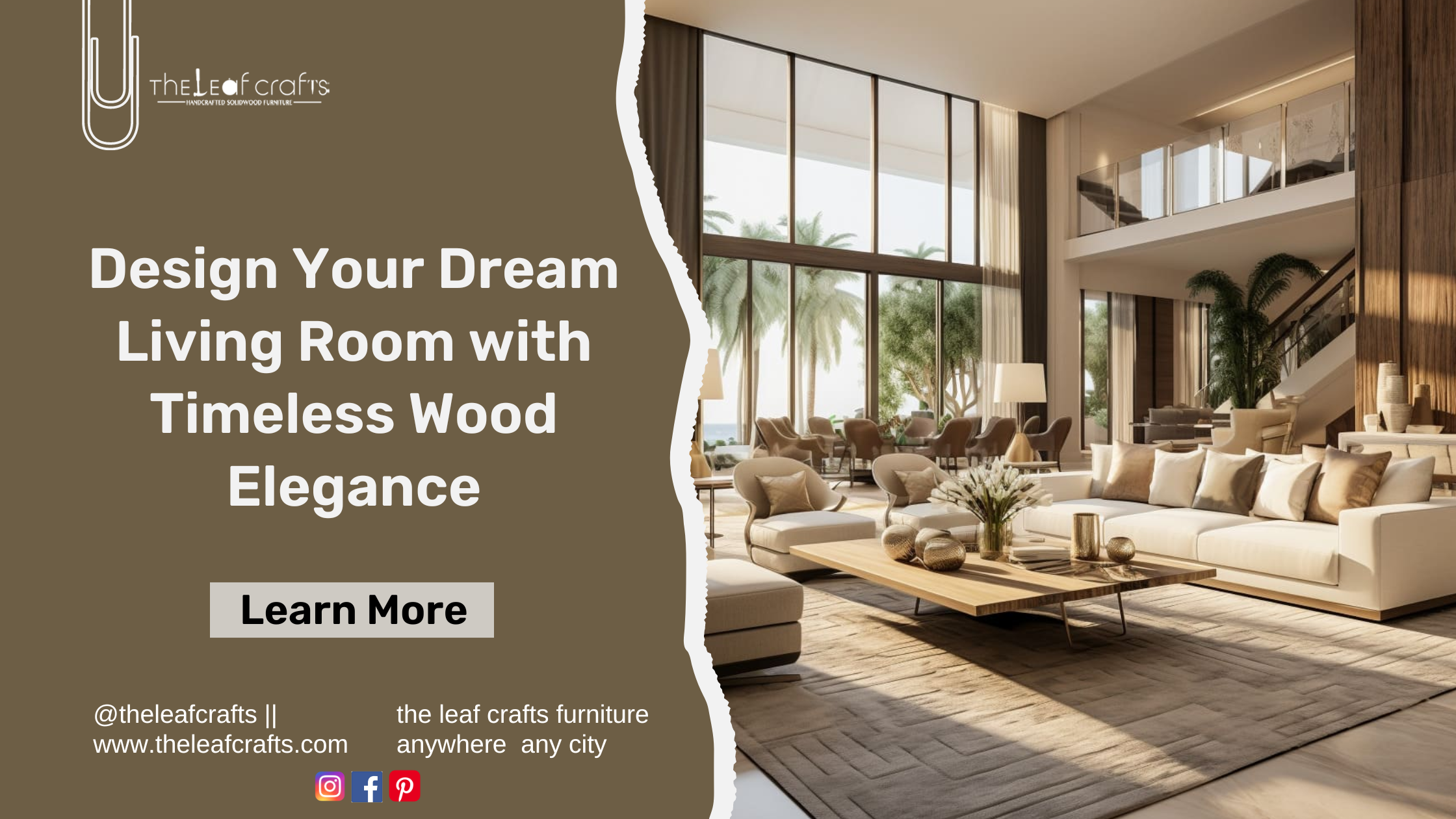 Modern Solid Wood Furniture to Make Your Living Room Shine – The Leaf ...