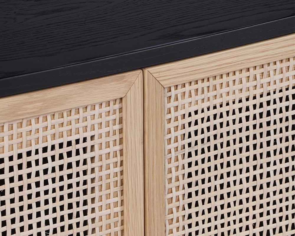 Rattan cabinet - The Leaf Crafts