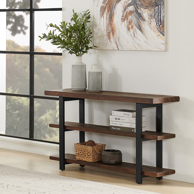 Tabwa Solid Wood Console Table - The Leaf Crafts