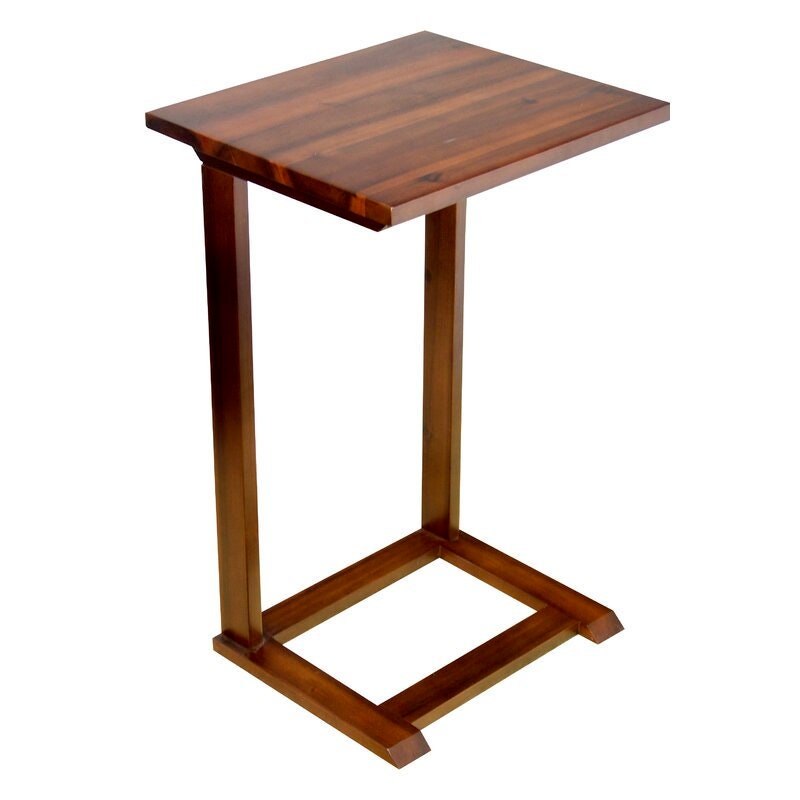 designer minimal wooden side table - The Leaf Crafts