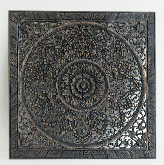 Luxury solid wood bed frame, handcrafted bedroom furniture for modern homes.