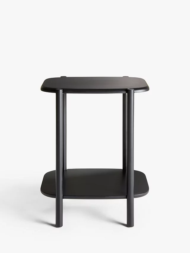 Pebble Side Table, Black - The Leaf Crafts