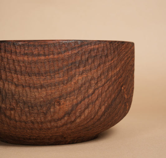 Dior Hand carved Wooden Bowl