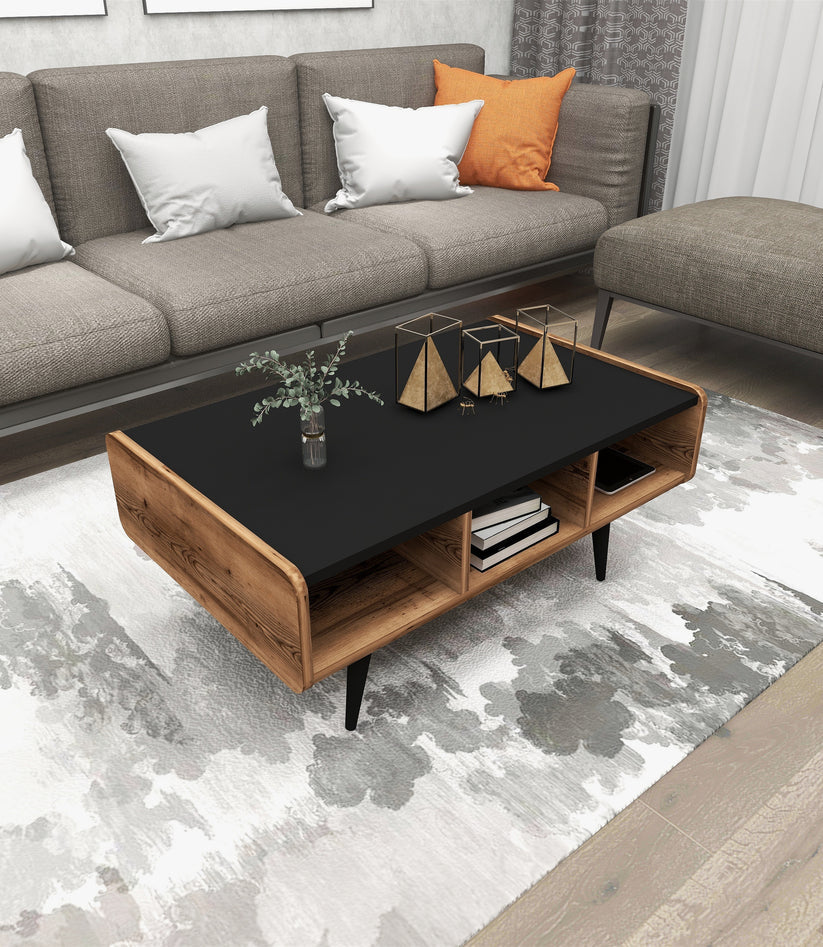 Oden Solid Wood Center Table - The Leaf Crafts