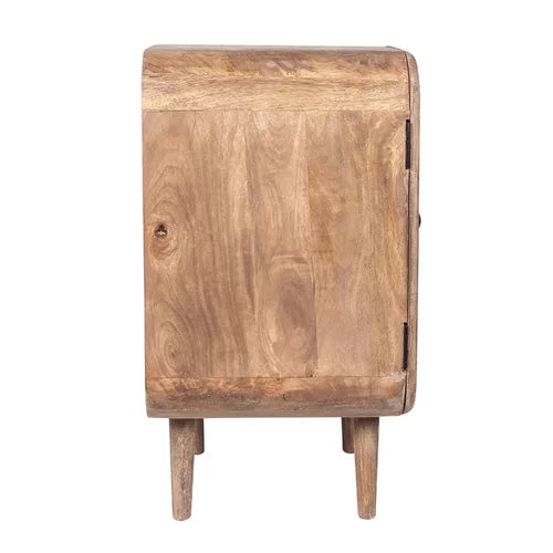 Pivot Groove Side Table - The Leaf Crafts