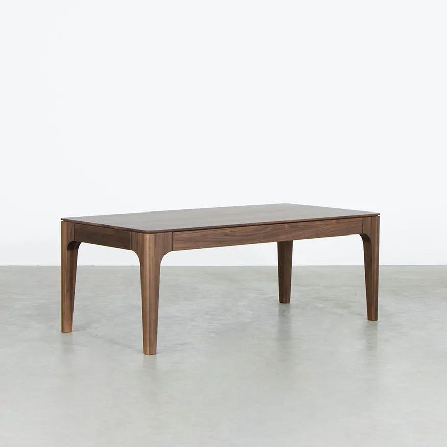This coffee table is crafted from premium solid mango wood, known for durability and beautiful natural grain.