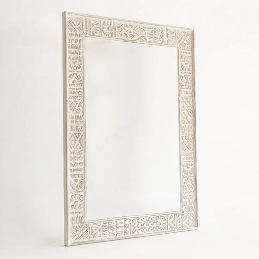 Trible Carved Mirror - The Leaf Crafts