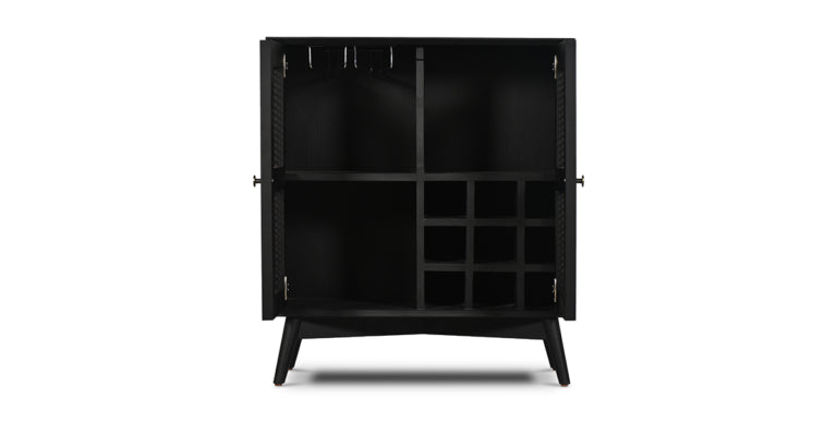 Karayal Solid Wood Bar Cabinet - The Leaf Crafts