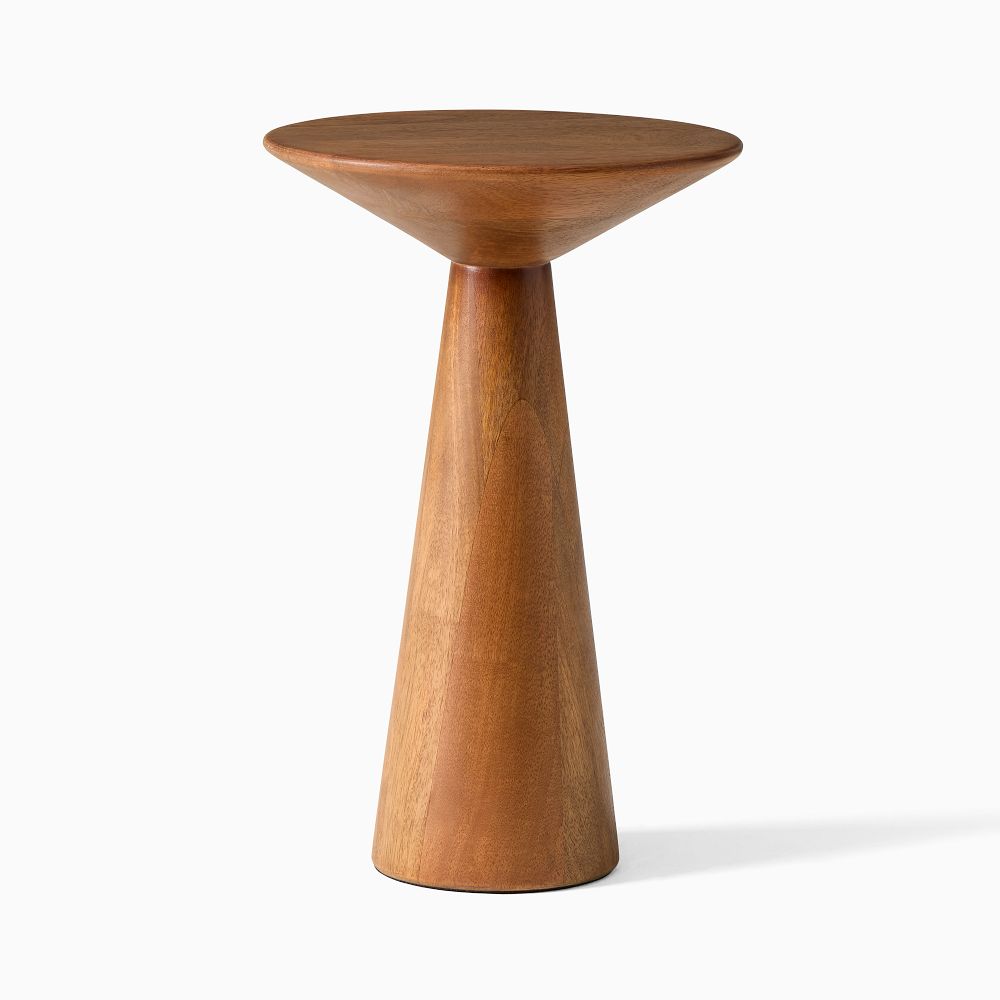Luxury compact wooden bedside table - The Leaf Crafts