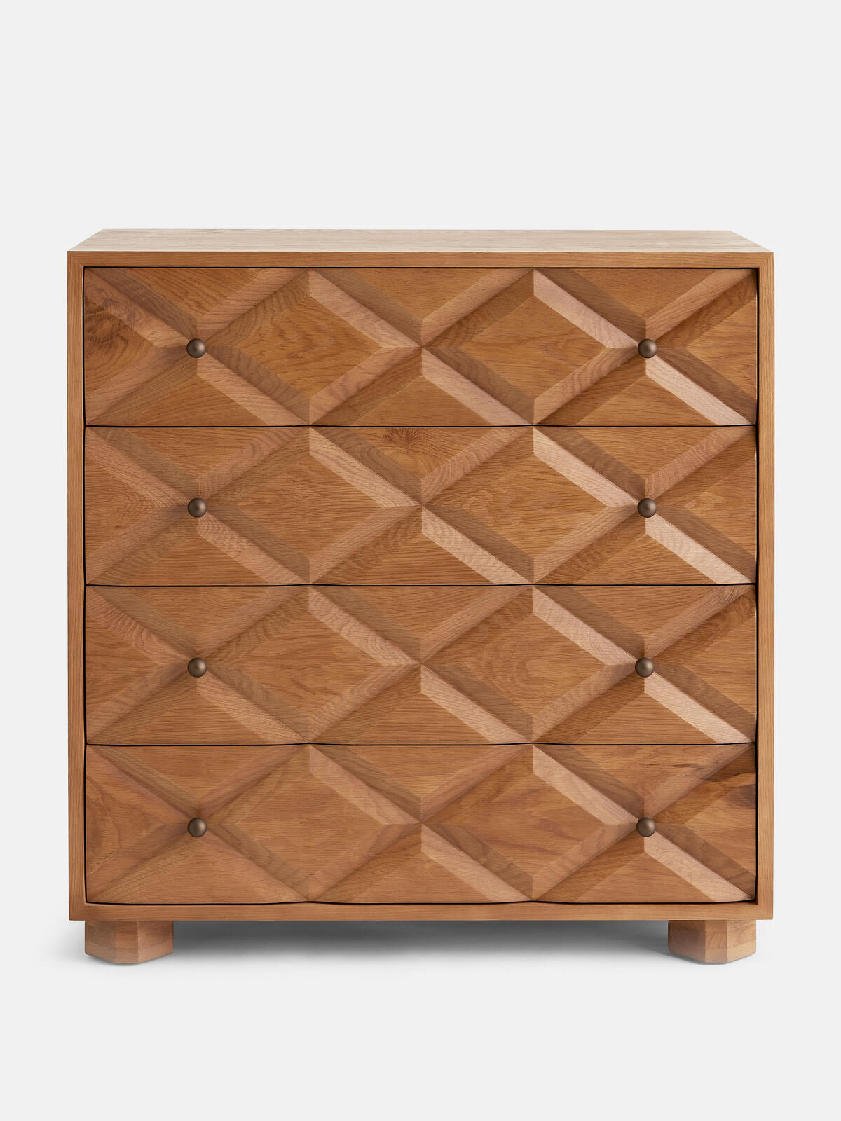 Luxury designer wooden dresser with pattern- The Leaf Crafts