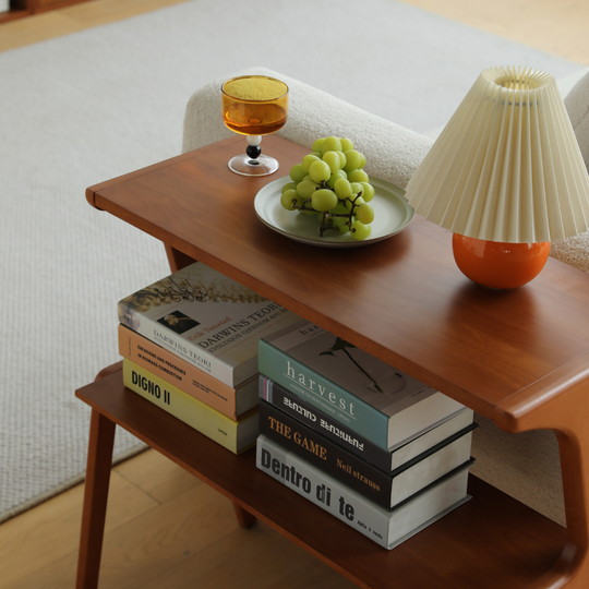 Luxury durable handcrafted wooden end table - The Leaf Crafts
