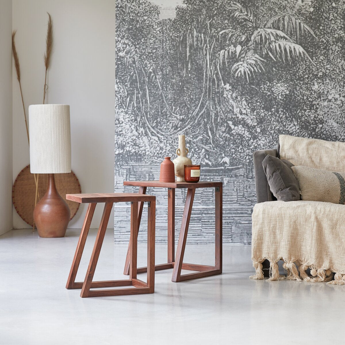 Luxury stylish nesting tables for contemporary interiors- The Leaf Crafts