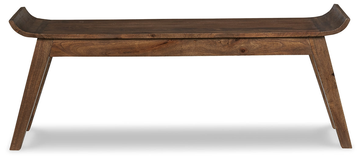 Luxury handcrafted wooden seating bench - The Leaf Crafts