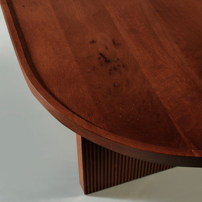 Luxury handcrafted wooden center table for home décor- The Leaf Crafts