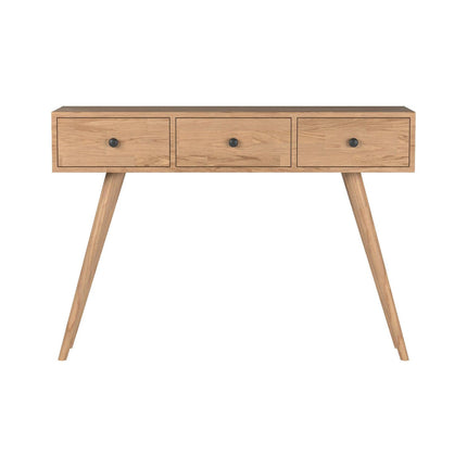 Luxury handcrafted wooden writing desk with premium finish - The Leaf Crafts
