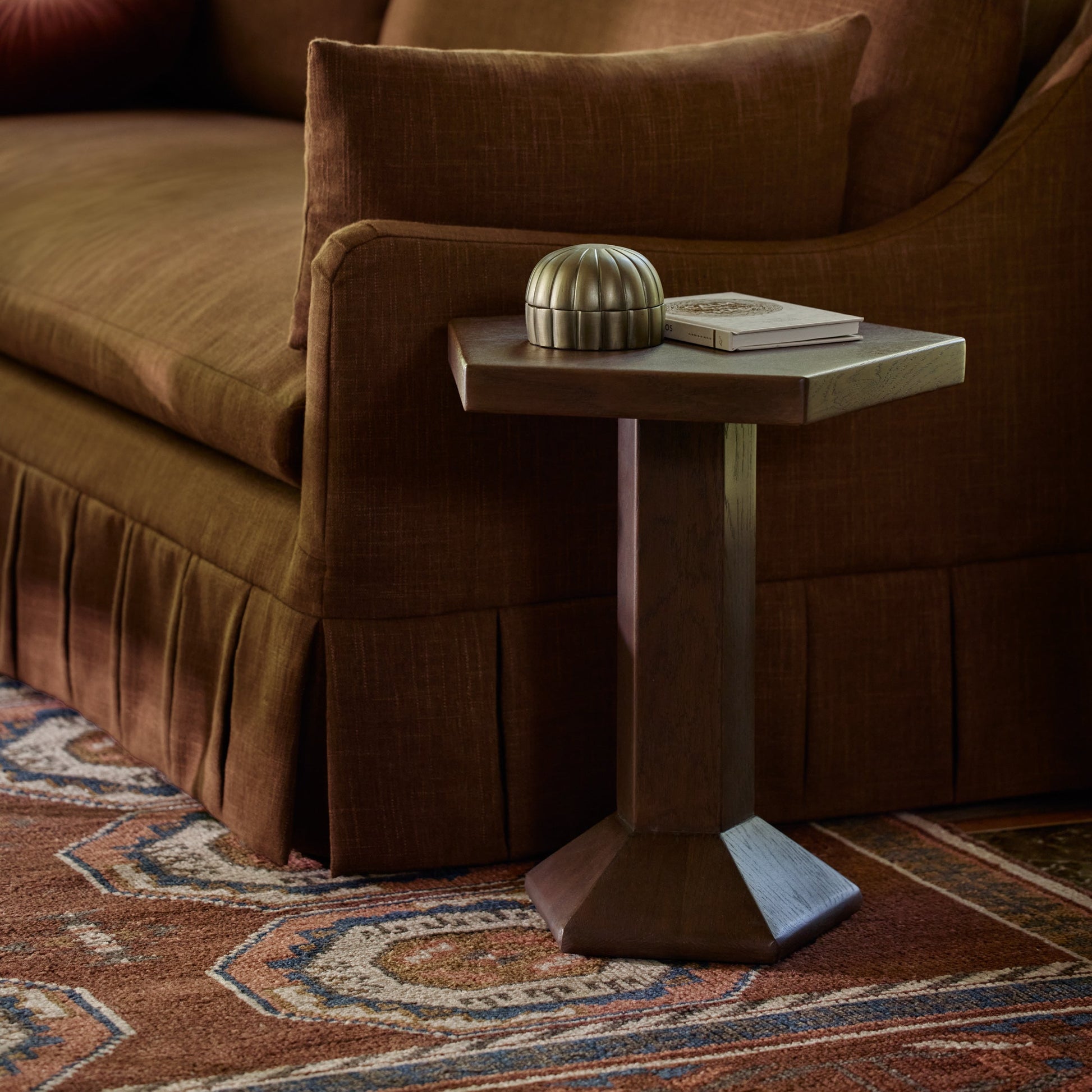 Luxury modern solid wood side table design