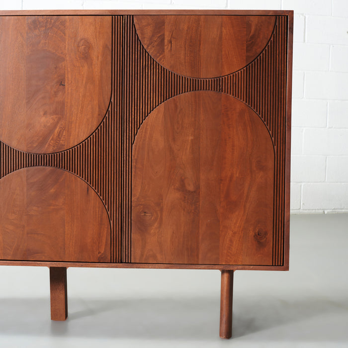 Luxury stylish storage cabinet for dining and living spaces - The Leaf Crafts