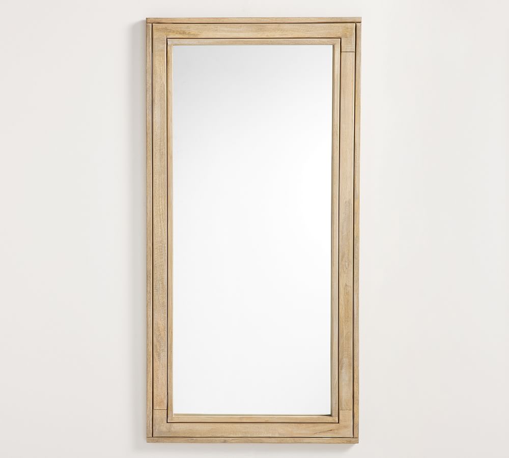 wooden decorative mirror for living room - The Leaf Crafts