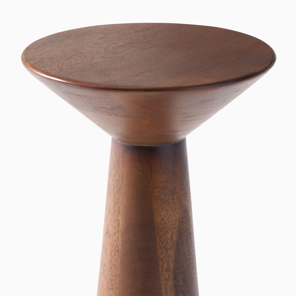 Hand-applied premium finish Nime End Table - The Leaf Crafts