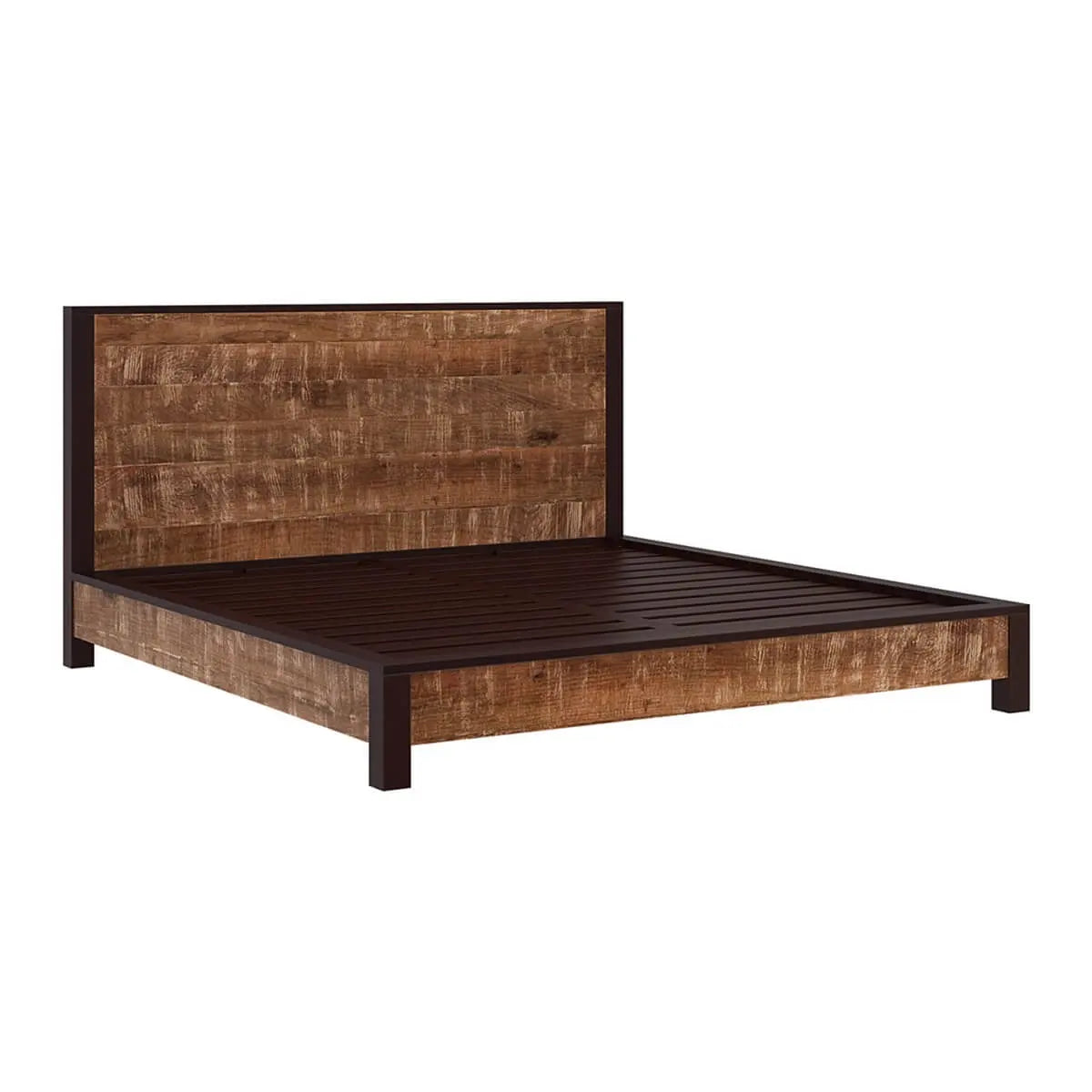 Cassandra Solid Wood Bed - The Leaf Crafts