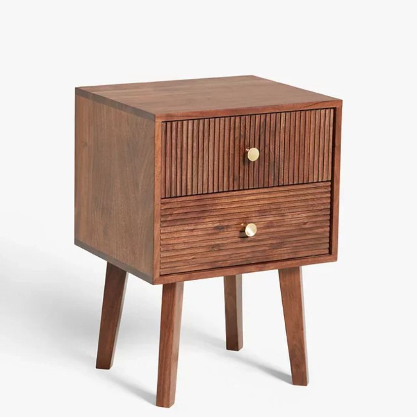modern wooden bedside table design