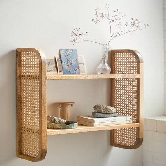 Rattan Wall Rack- The Leaf Crafts