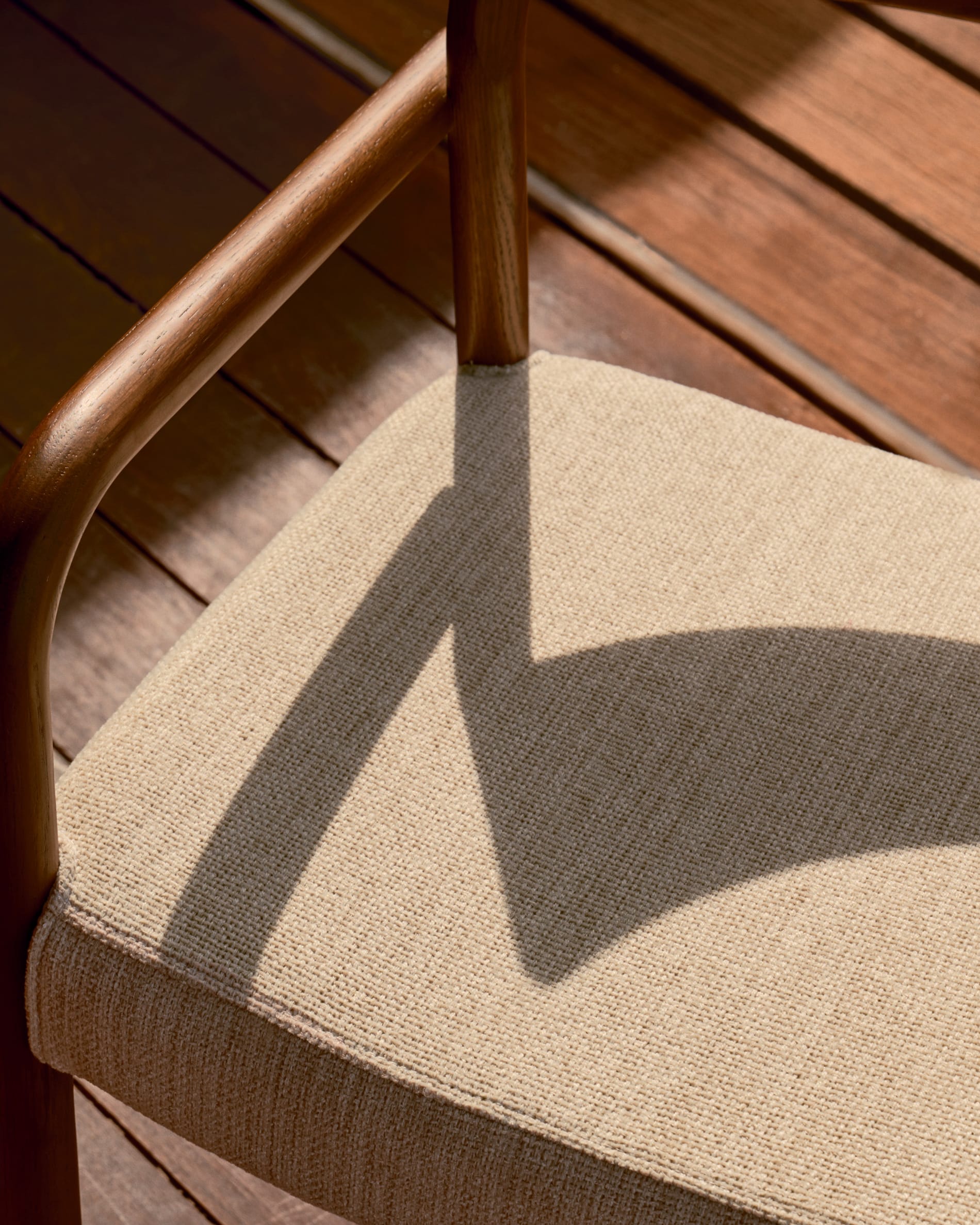 Rustic handcrafted dining chair with premium wood finish
