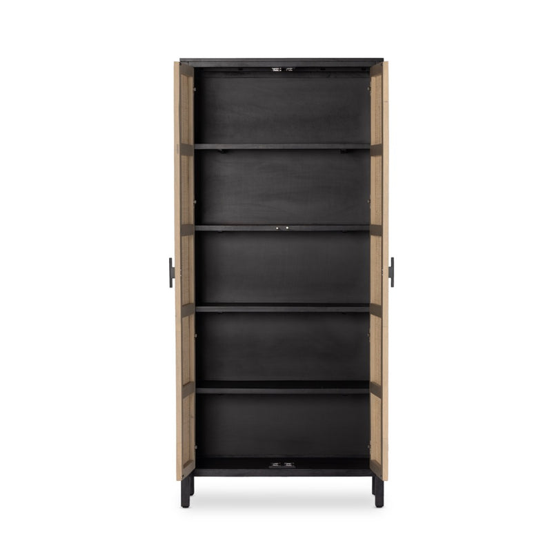 Rustic modern solid wood wardrobe design - The Leaf Crafts