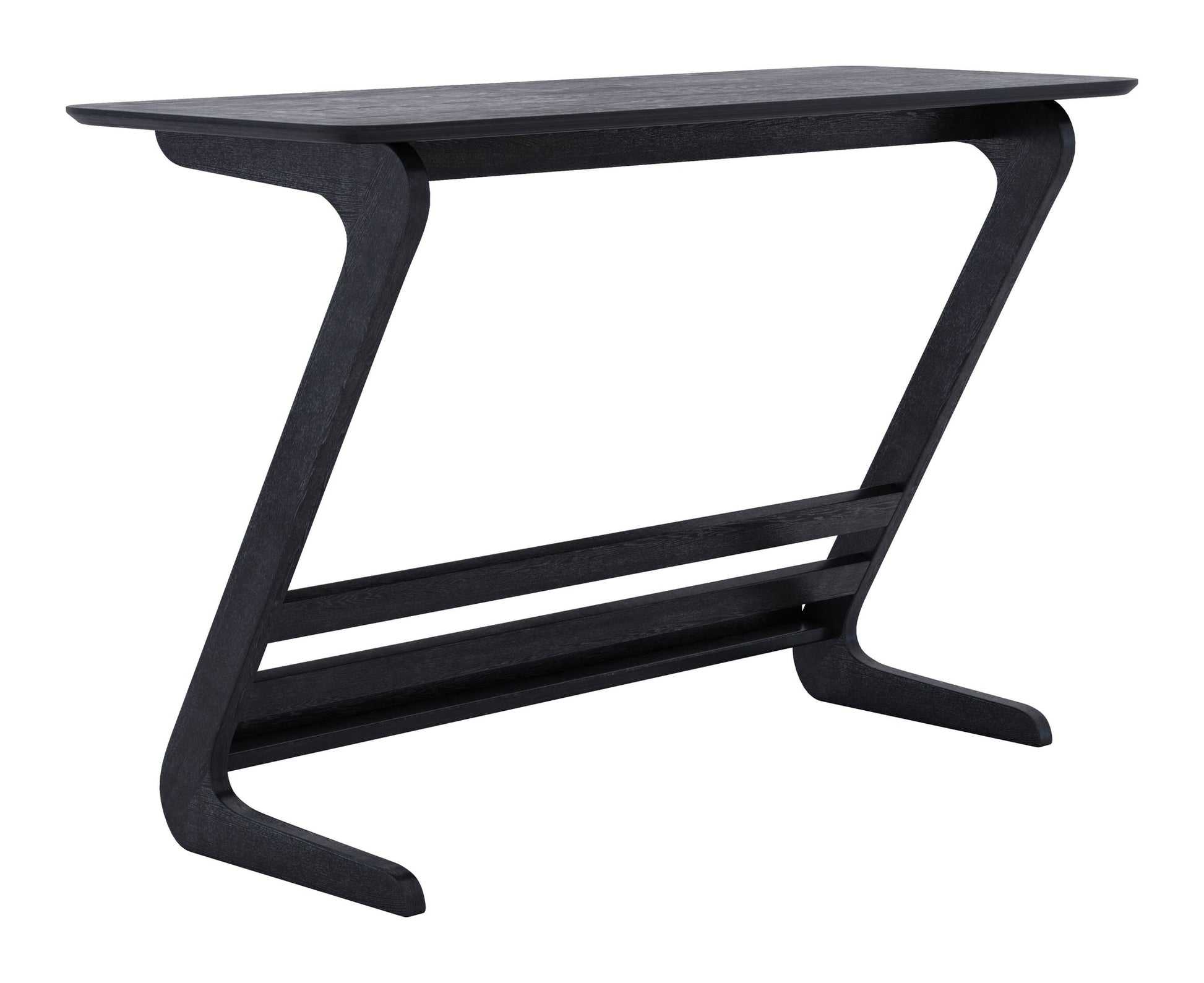 Rustic handcrafted wooden console table with premium finish