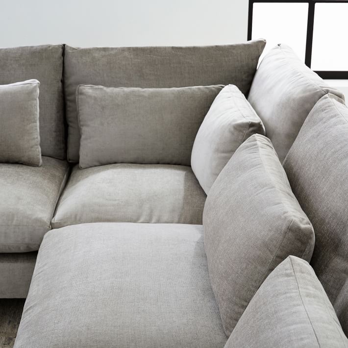 Rustic stylish L shape sofa for contemporary décor