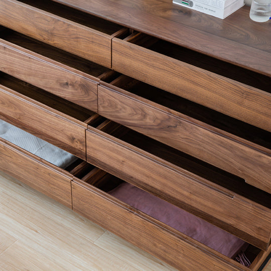 Rustic stylish storage cabinet with multiple drawers - The Leaf Crafts