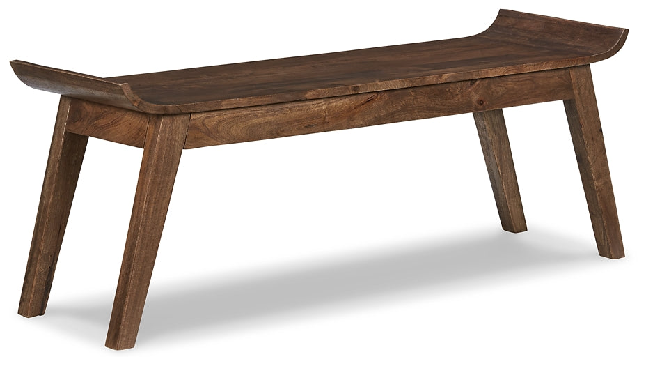 Rustic wooden seating bench for entryway - The Leaf Crafts