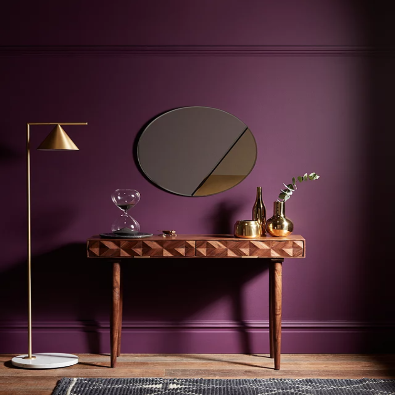 wooden-entryway-console-table - The Leaf Crafts