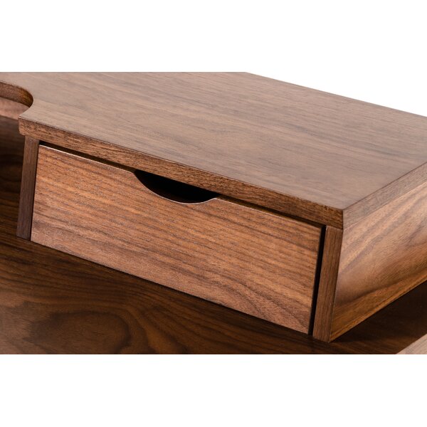 this handcrafted study table combines functionality with timeless wooden aesthetics.