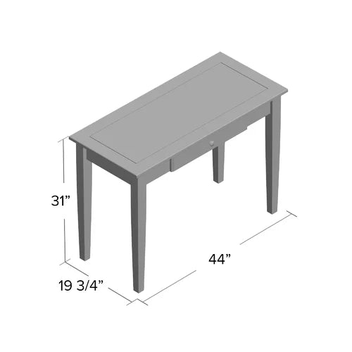 Java Solid Wood Study Cum Console Table - The Leaf Crafts