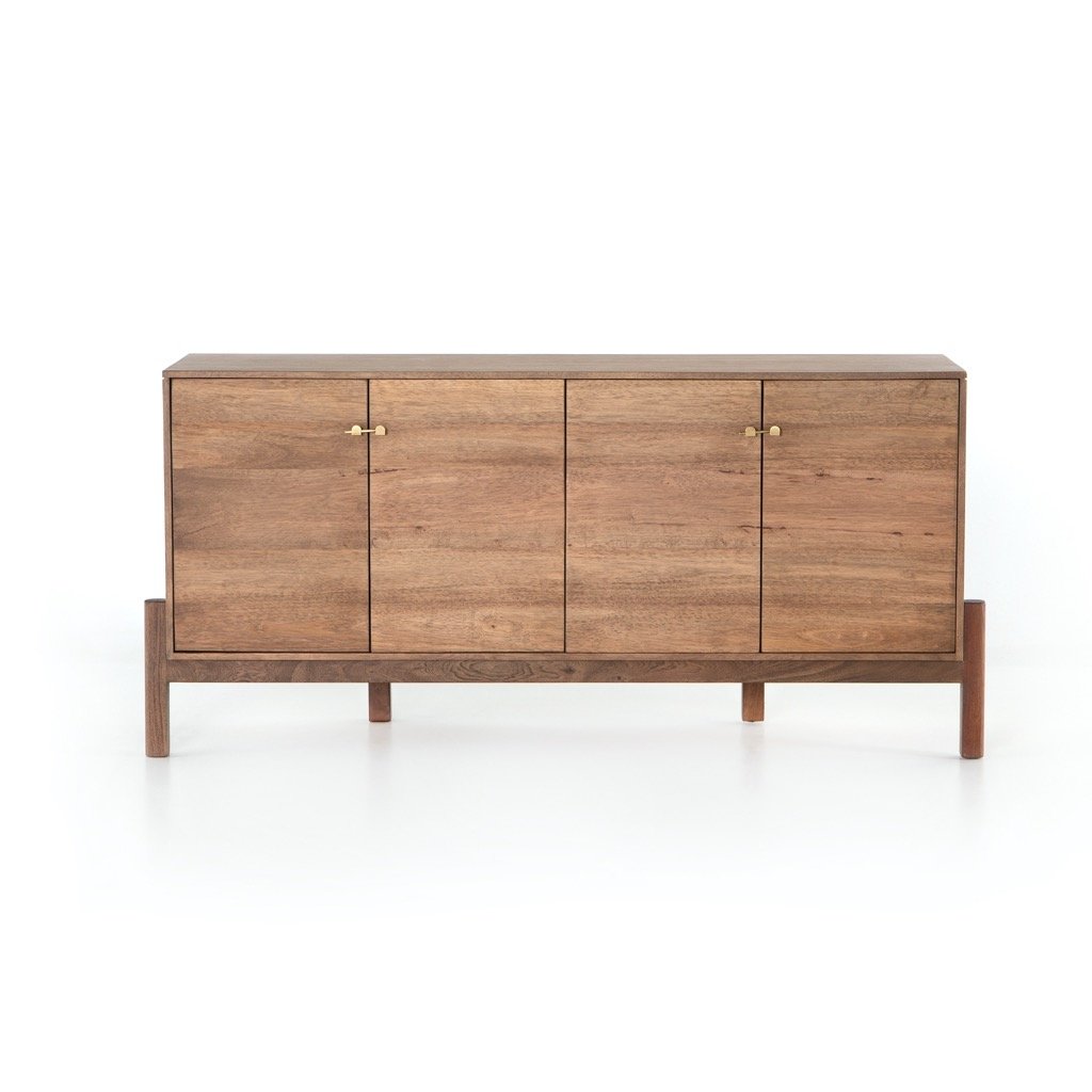 Buy online Aelia solid wood sideboard for living and dining room in india - The Leaf Crafts