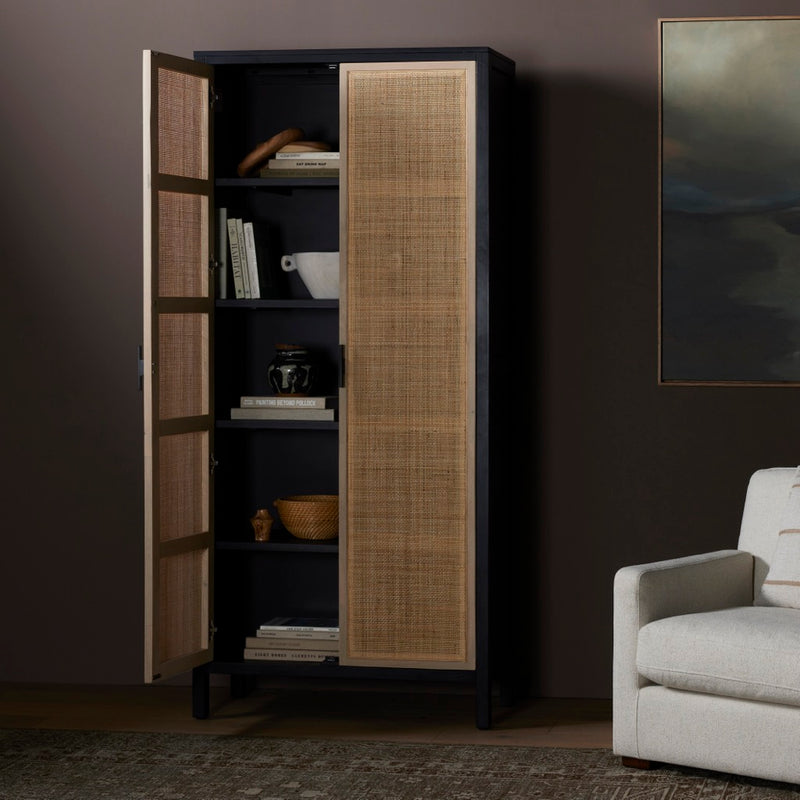 Buy Online Albus Solid Wood Wardrobe in India - The Leaf Crafts