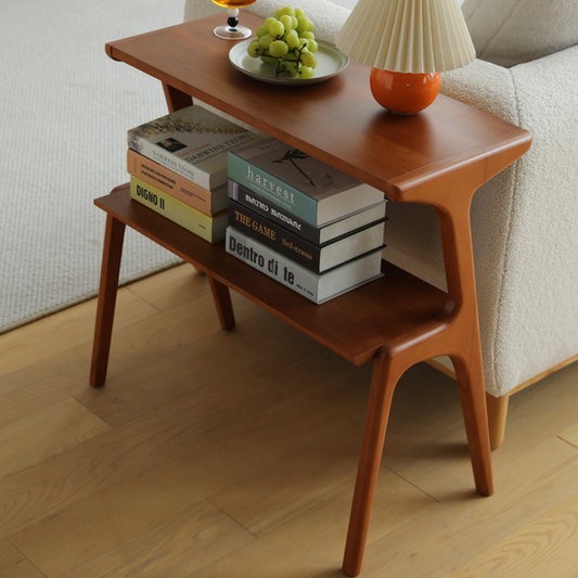 Buy Online Aula solid wood end table for living room and bedroom in India  - The Leaf Crafts