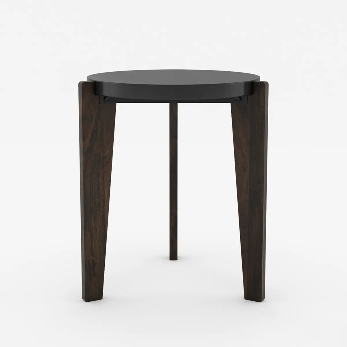 Handcrafted solid wood side table for living room and bedroom. Durable wooden end table for modern interiors.