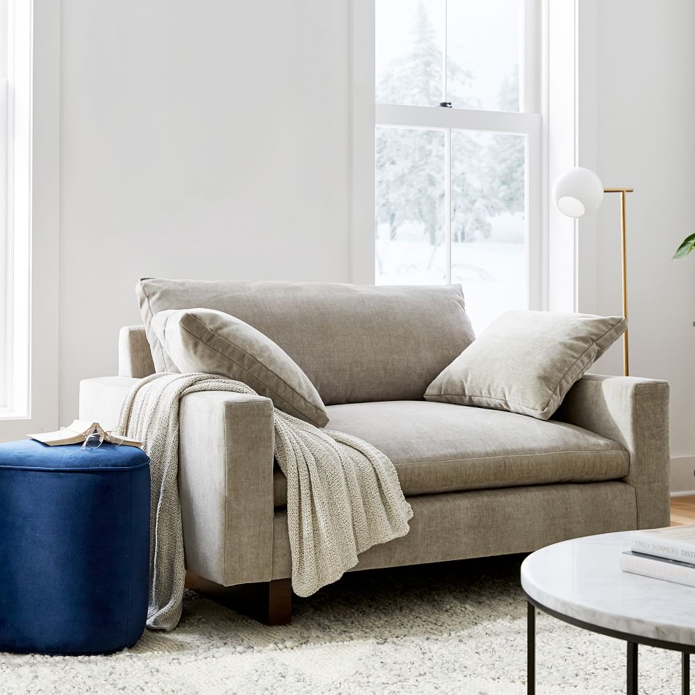 Buy Online Bursa loveseat sofa for modern living room interiors in India - The Leaf Crafts