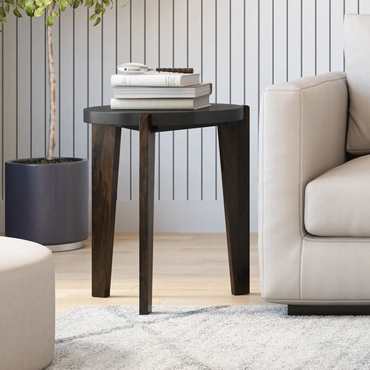 Buy solid wood side table online in India. Modern wooden side table for living room and bedroom, premium hardwood furniture.