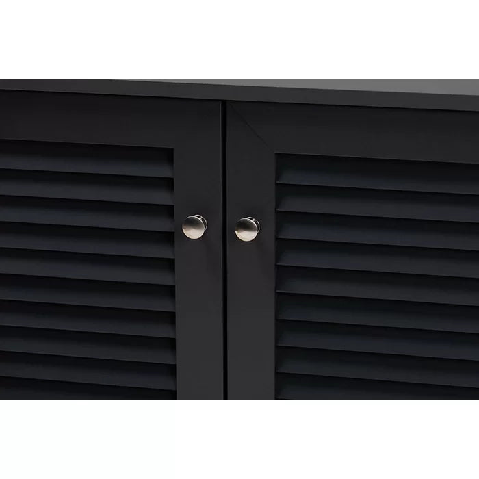  space saving minimalist shoe cabinet- The Leaf Crafts