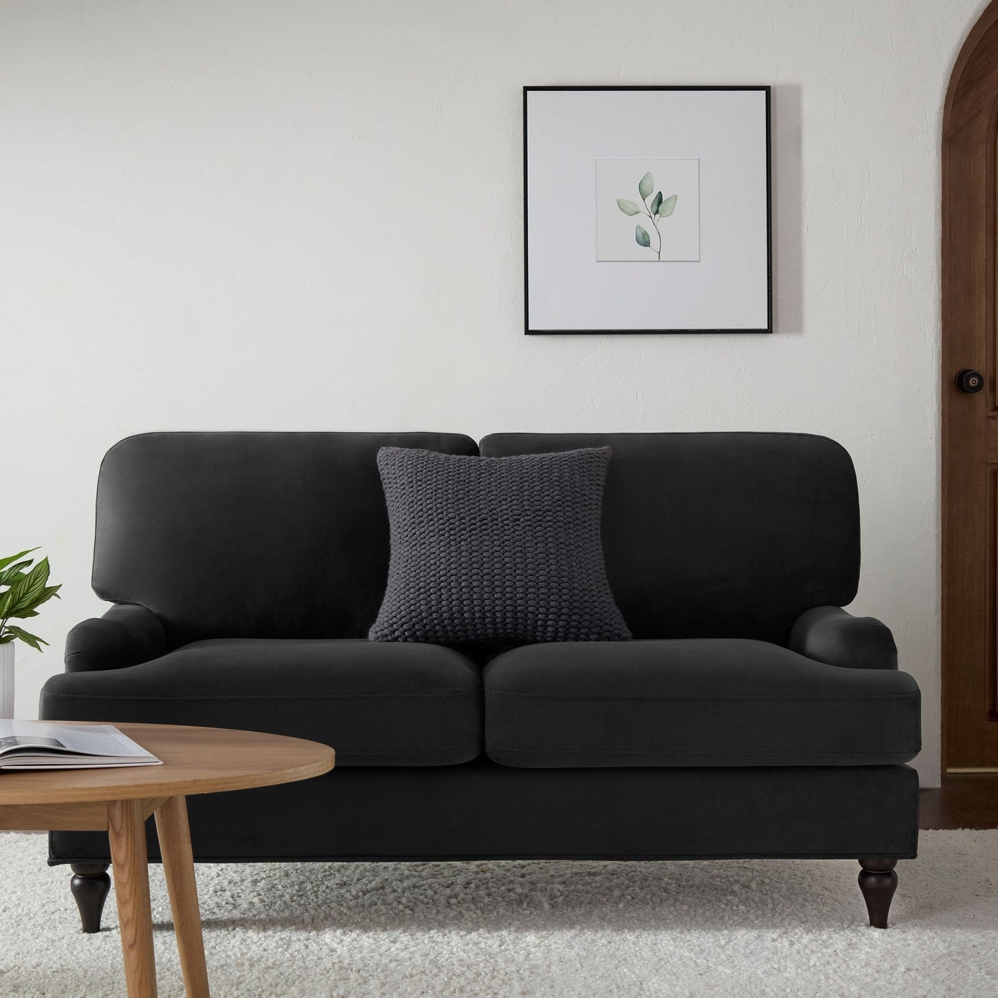 comfortable wooden sofa for contemporary living spaces