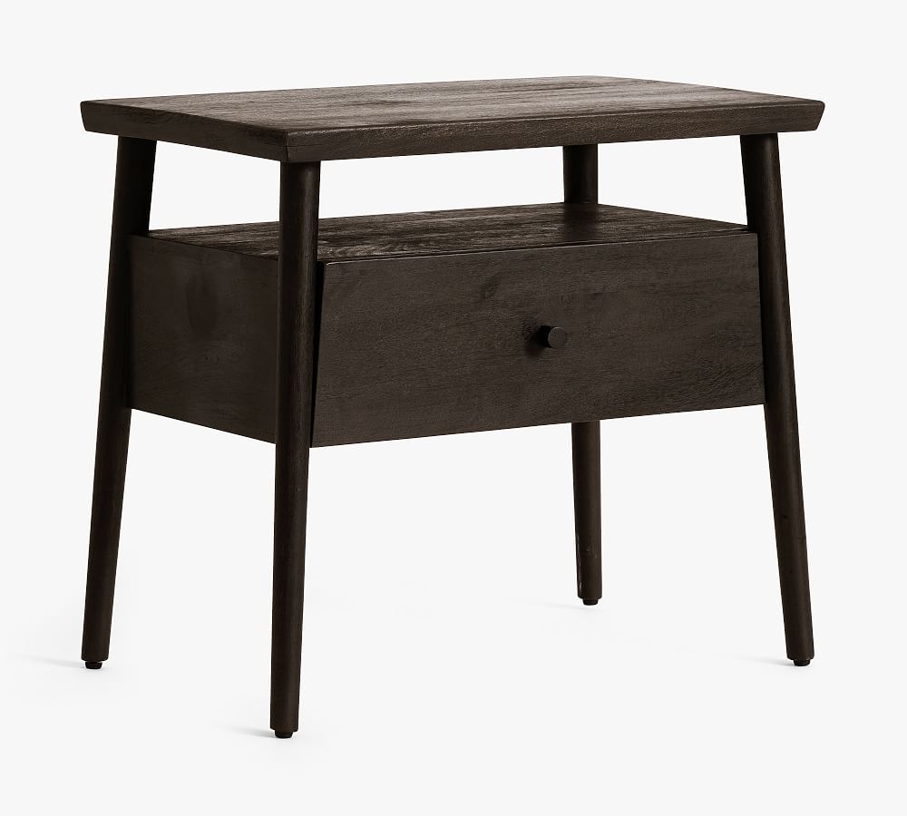 wooden nightstand for bedroom - The Leaf Crafts