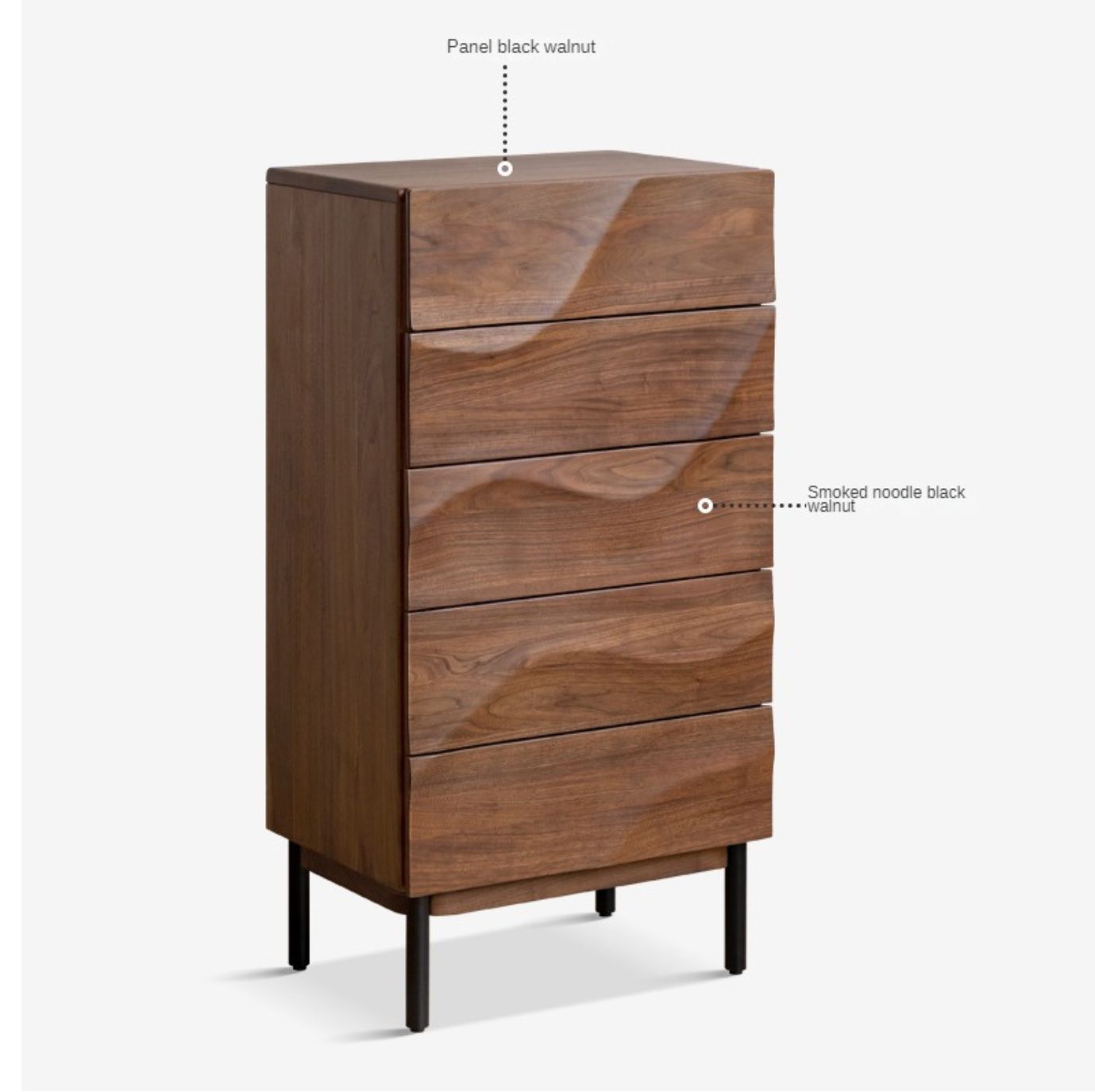 contemporary wooden drawer unit for stylish interiors