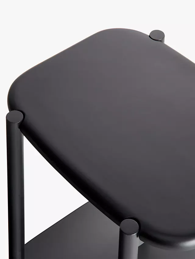 minimalist black end table design- The Leaf Crafts